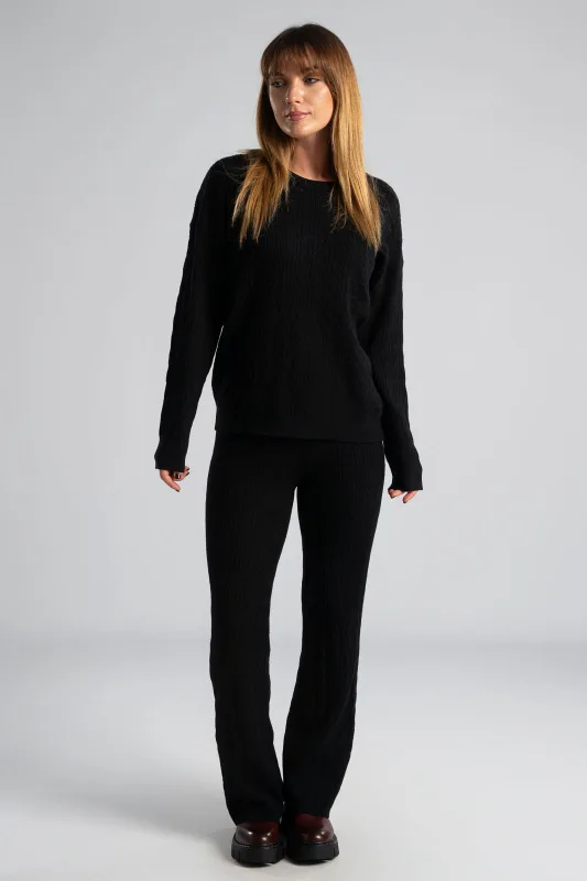 Σετ Μπλούζα-Παντελόνι Νημάτινο Πλεξούδες