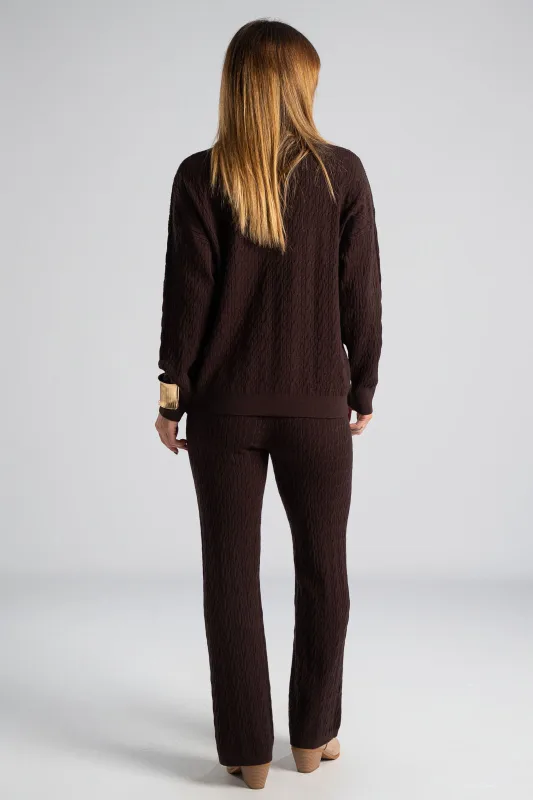 Σετ Μπλούζα-Παντελόνι Νημάτινο Πλεξούδες