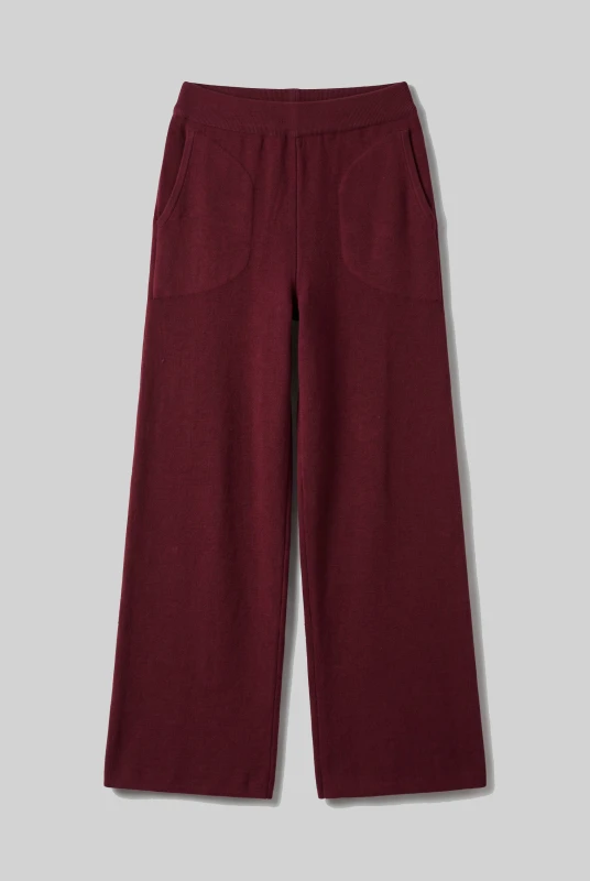 Co-ord Top-Pants Knit Rhombus 