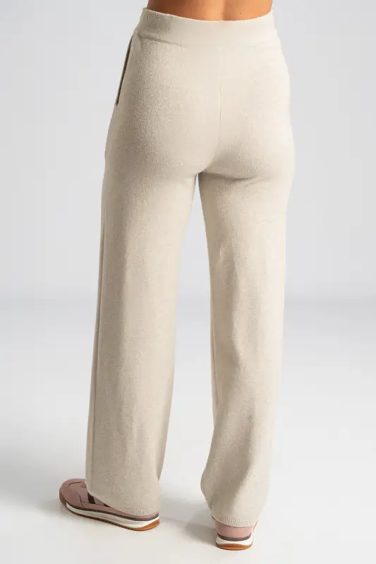 Set Blouse Pants Knitted Rib
