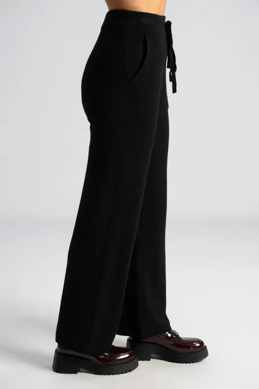 Set Blouse Pants Knitted Rib