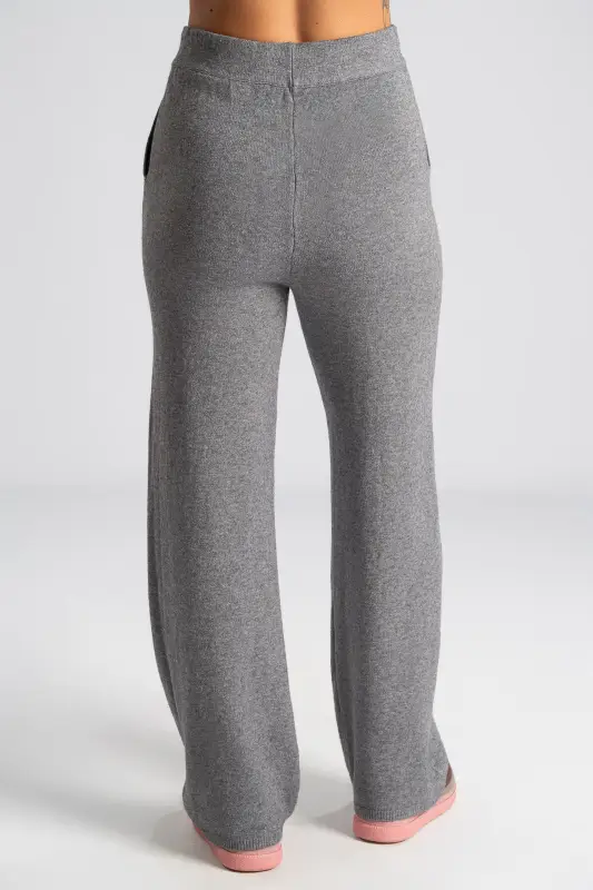 Set Blouse Pants Knitted Rib
