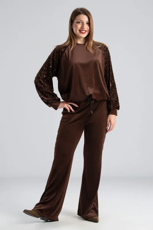 Set Blouse-Pants Sequins