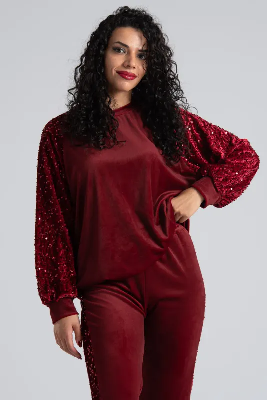 Σετ Μπλούζα-Παντελόνι Παγιέτα