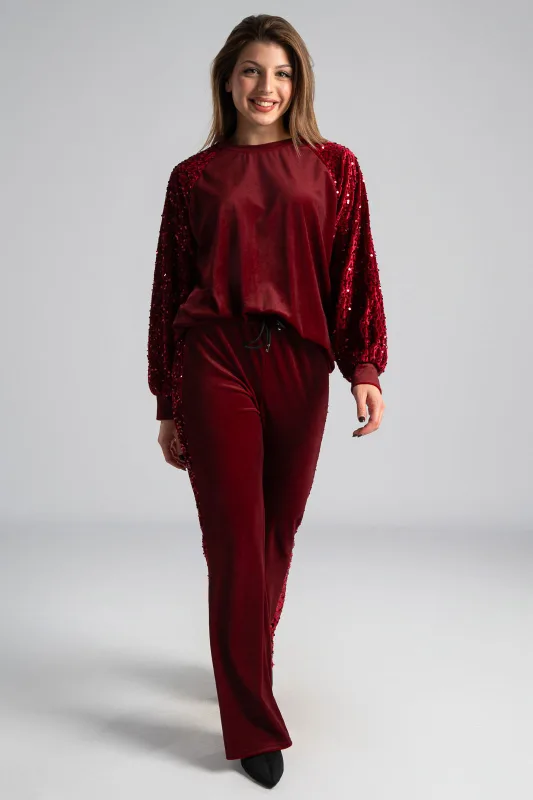 Σετ Μπλούζα-Παντελόνι Παγιέτα