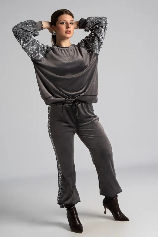 Σετ Μπλούζα-Παντελόνι Παγιέτα