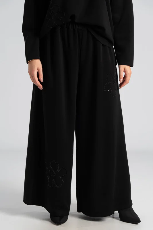 Σετ Μπλούζα-Παντελόνι Παγιέτα Flower