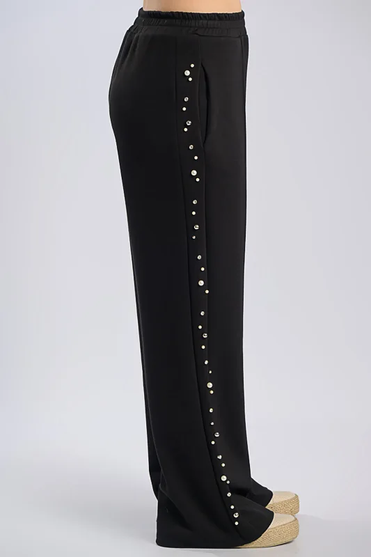 Blouse-Pants Set Pearl Strass 