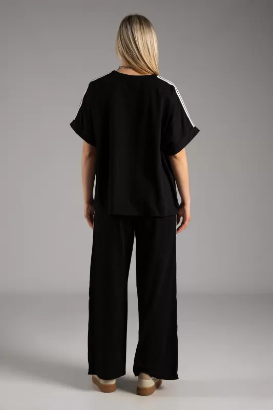 Set Blouse-Pants Side Stripes
