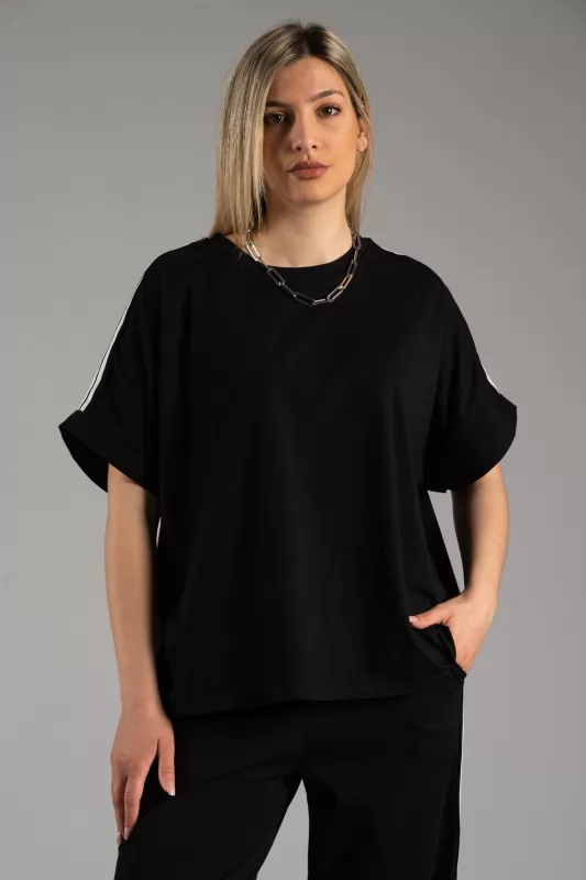 Set Blouse-Pants Side Stripes