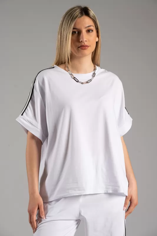 Set Blouse-Pants Side Stripes