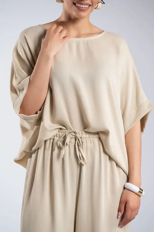 Shirt-Pants Set Relaxed-Fit 