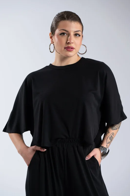 Σετ Μπλούζα-Παντελόνι Rib Μονόχρωμο