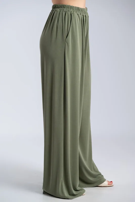 Σετ Μπλούζα-Παντελόνι Rib Μονόχρωμο