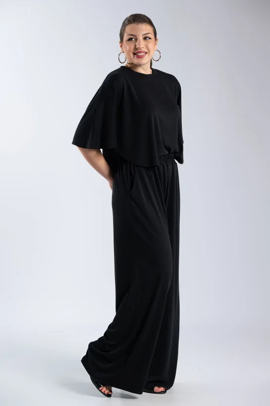 Σετ Μπλούζα-Παντελόνι Rib Μονόχρωμο