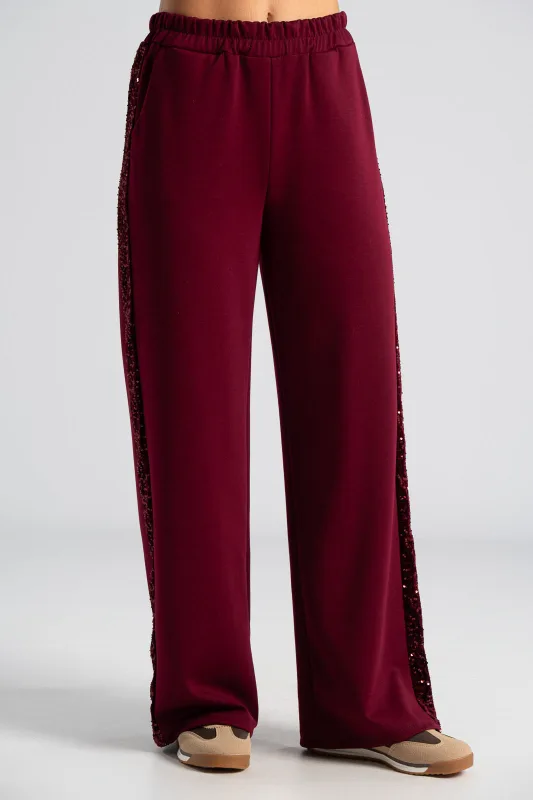 Σετ Μπλούζα-Παντελόνι Velvet Παγιέτα