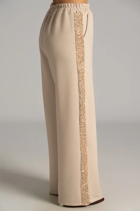 Set Blouse-Pants Velvet Sequin