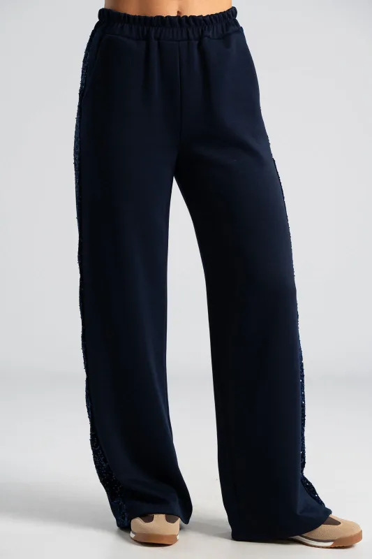 Σετ Μπλούζα-Παντελόνι Velvet Παγιέτα