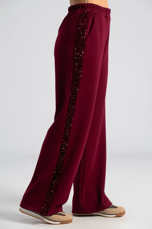 Σετ Μπλούζα-Παντελόνι Velvet Παγιέτα
