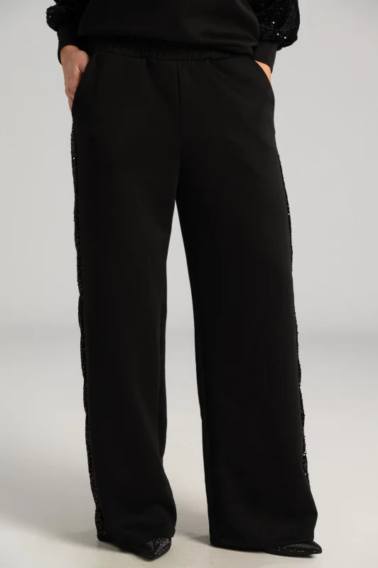 Set Blouse-Pants Velvet Sequin