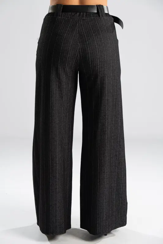 Set Shirt Striped -Pants Belt