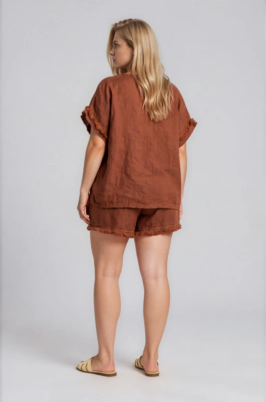 Co-ord Blouse-Shorts Linen 