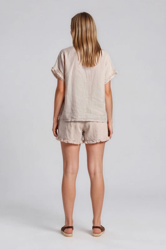 Co-ord Blouse-Shorts Linen 