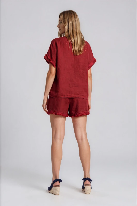 Co-ord Blouse-Shorts Linen 