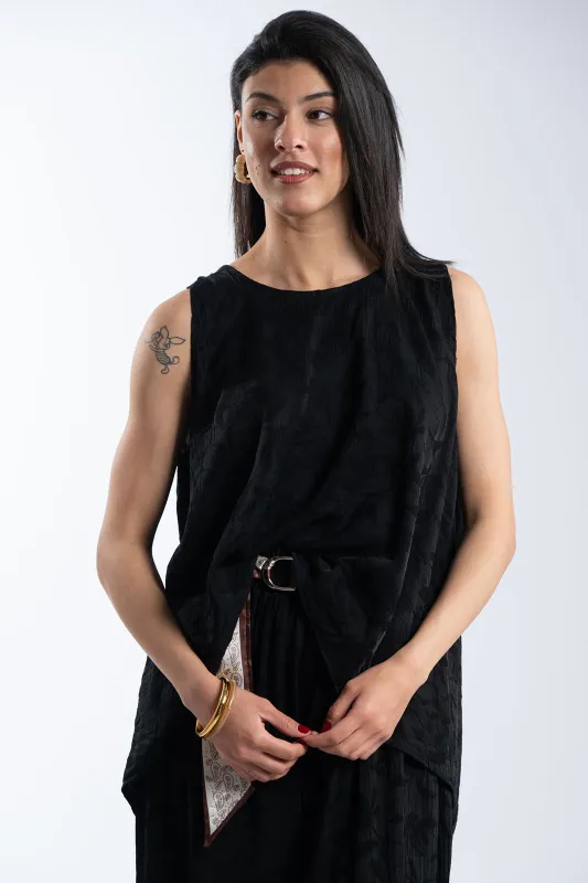 Set Blouse-Zip-Cullote Leaves 