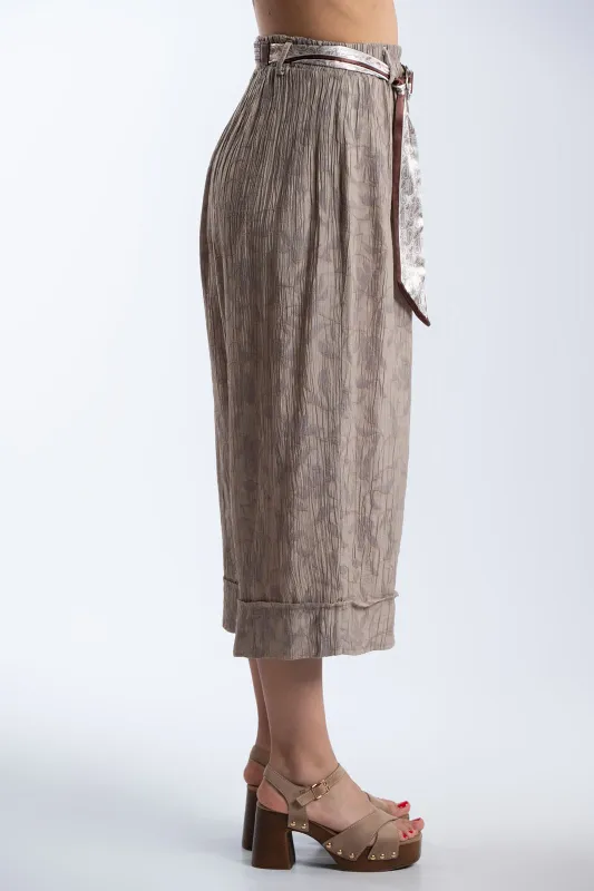 Set Blouse-Zip-Cullote Leaves 