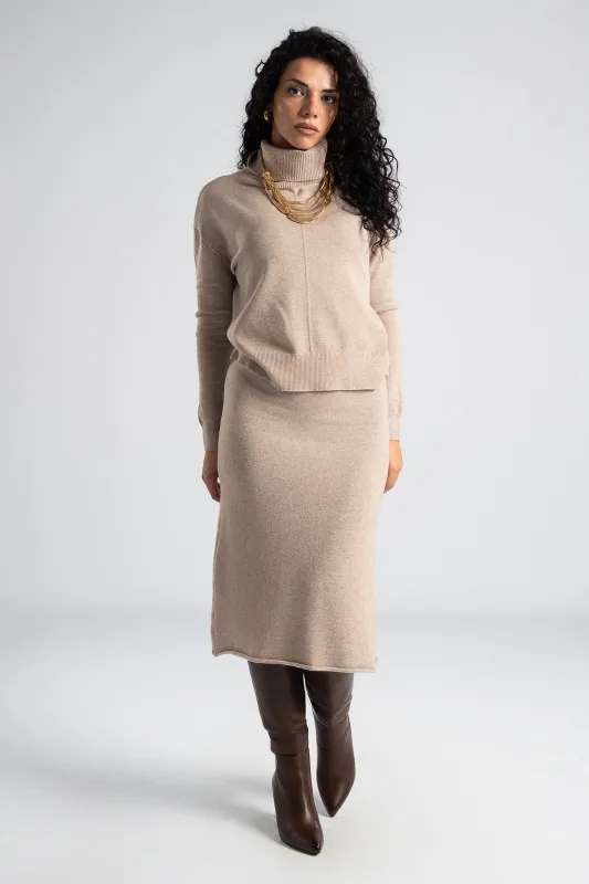 Σετ Νημάτινο Μπλούζα Ζιβάγκο-Φούστα