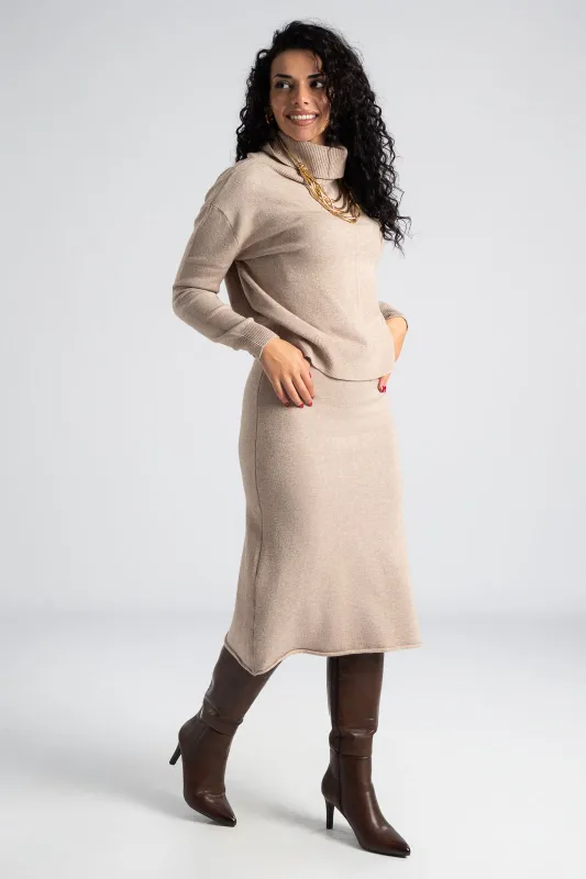 Σετ Νημάτινο Μπλούζα Ζιβάγκο-Φούστα