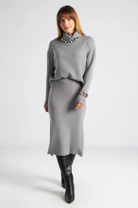 Σετ Νημάτινο Μπλούζα Ζιβάγκο-Φούστα