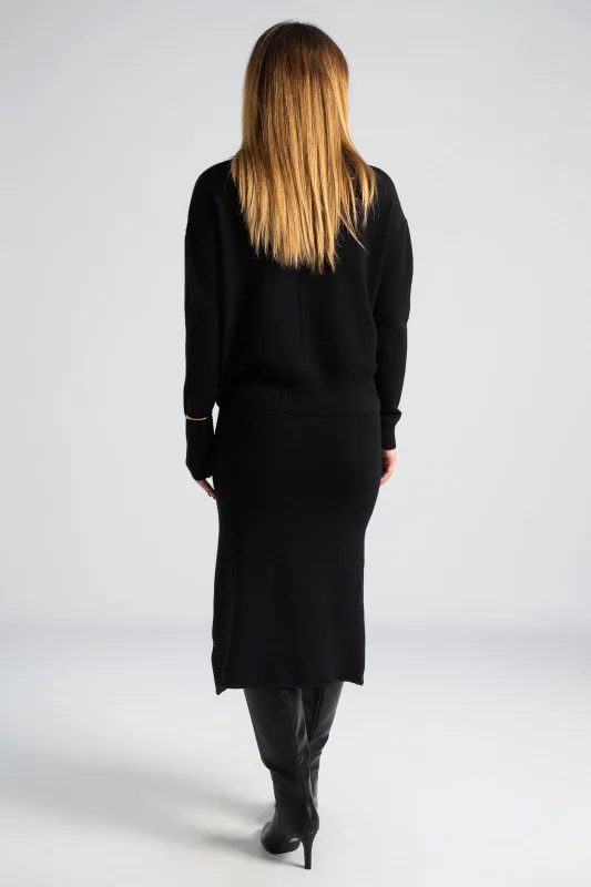 Σετ Νημάτινο Μπλούζα Ζιβάγκο-Φούστα