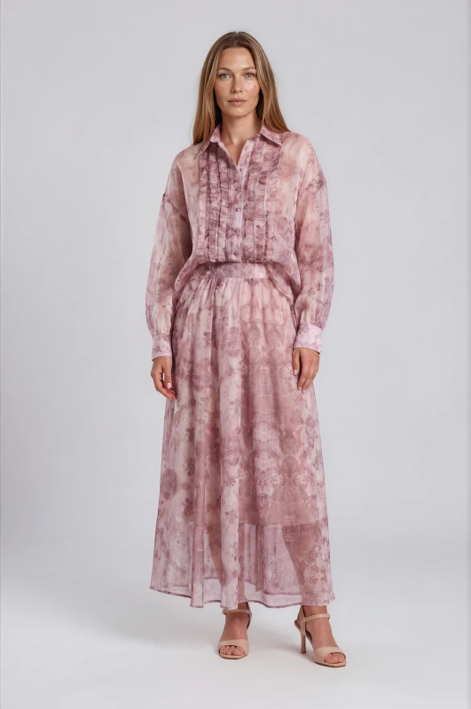 Set Shirt-Skirt Embroidered 