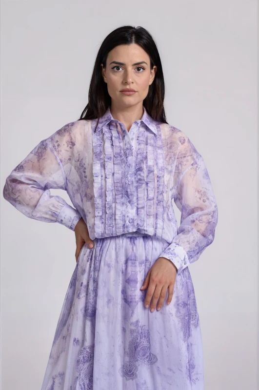 Set Shirt-Skirt Embroidered 