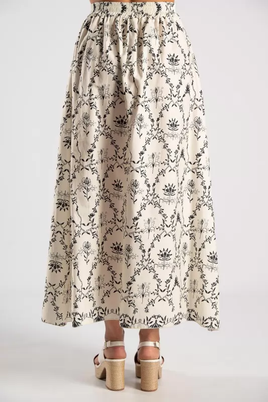 Set Shirt-Skirt Pearl Button