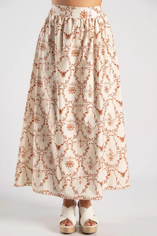 Set Shirt-Skirt Pearl Button