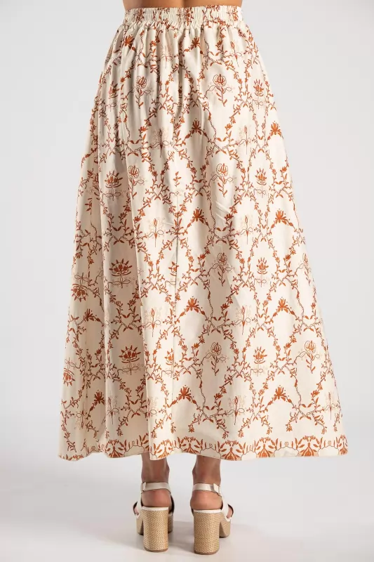 Set Shirt-Skirt Pearl Button