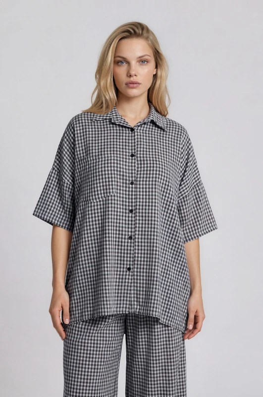 Σετ Πουκάμισο-Παντελόνα Gingham