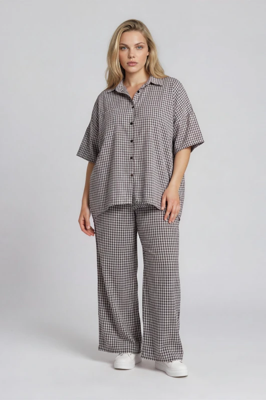 Σετ Πουκάμισο-Παντελόνα Gingham