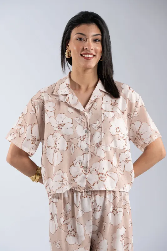 Set Shirt-Pant Floral 