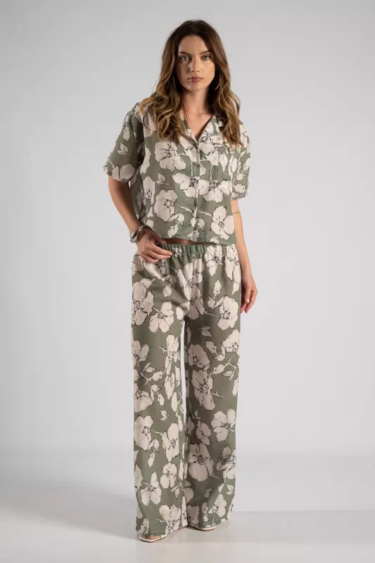 Set Shirt-Pant Floral 