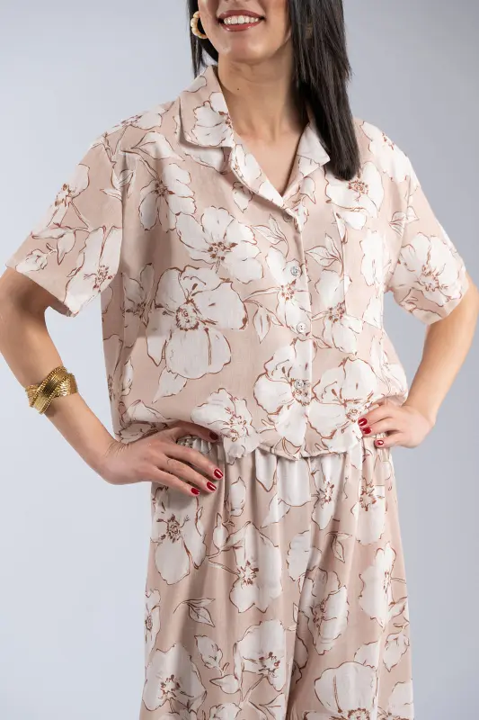 Set Shirt-Pant Floral 