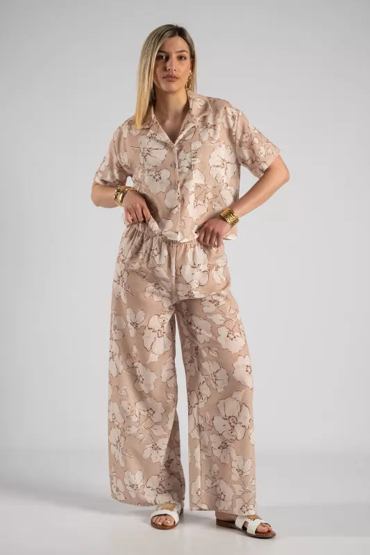 Set Shirt-Pant Floral 