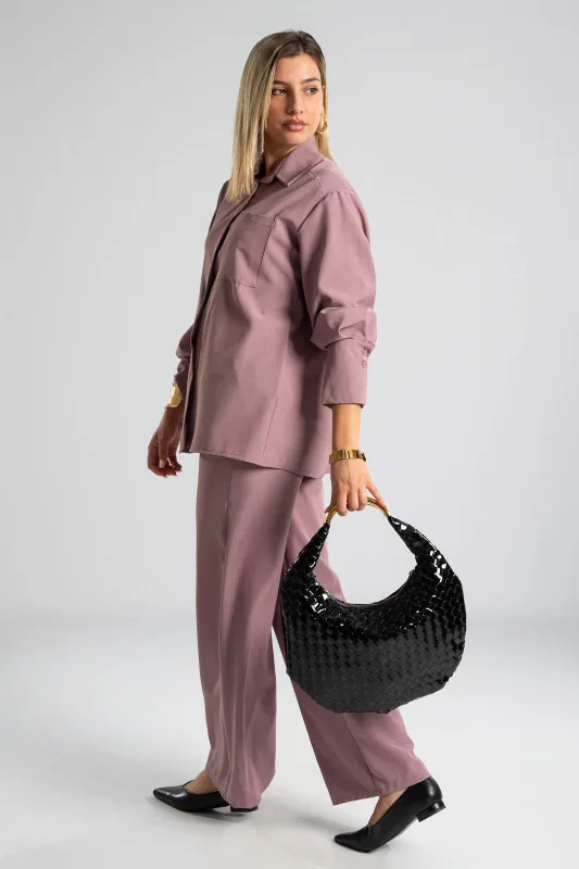 Set Shirt-Pants Solid Color