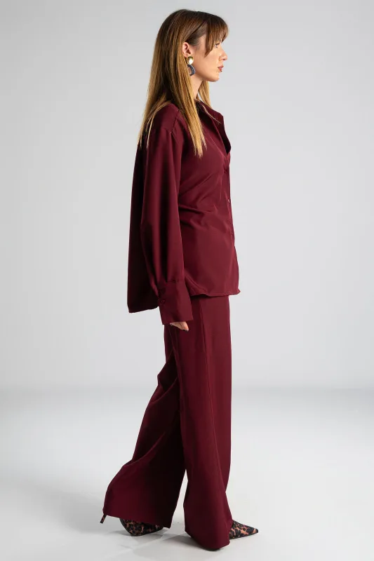 Set Shirt-Pants Solid Color