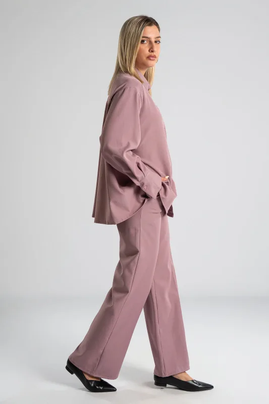 Set Shirt-Pants Solid Color