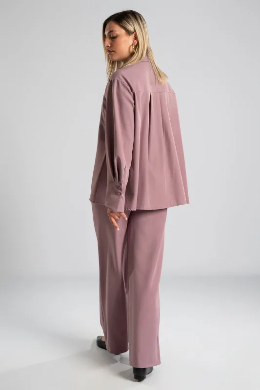 Set Shirt-Pants Solid Color