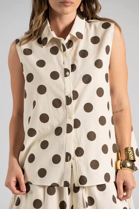 Set Shirt-Pants Dots Cotton 